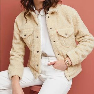 Levi's All Over Sherpa Trucker Jacket from Free People - Size S